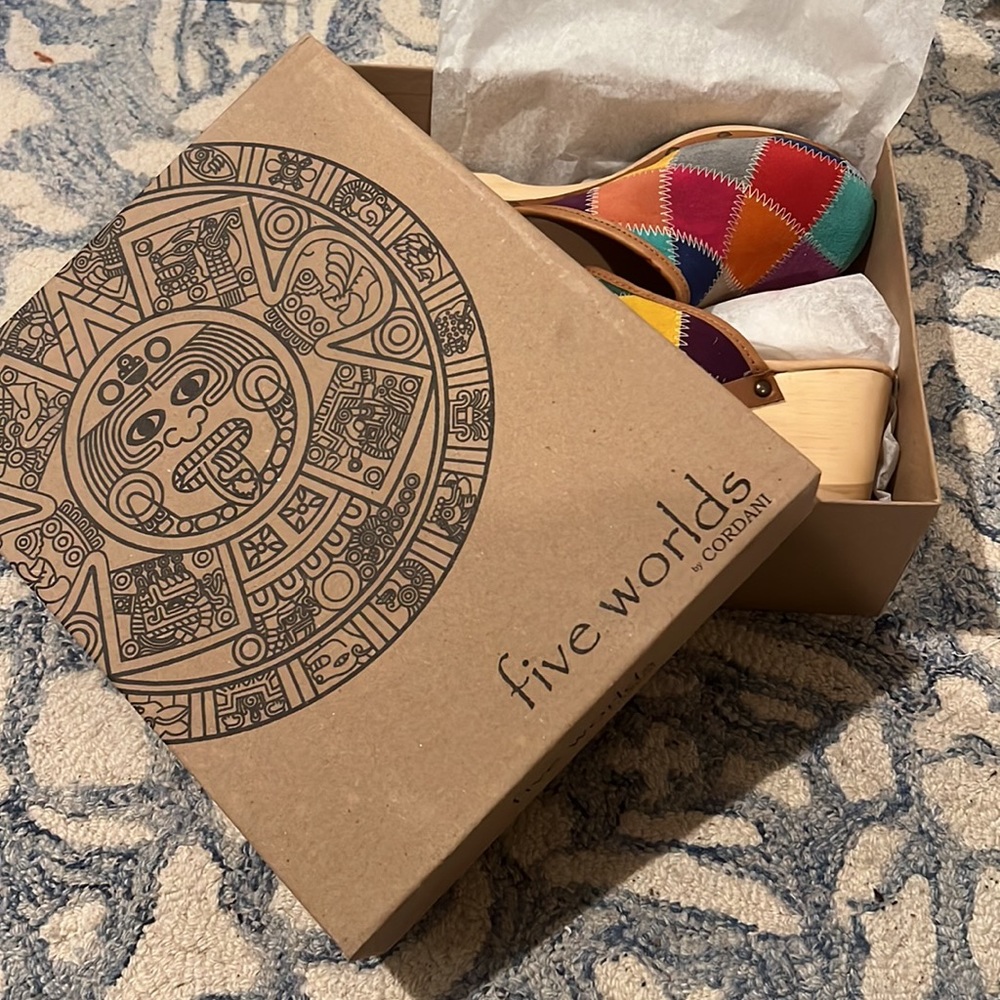 NEW Cordani Patchwork Clogs - Picture 10 of 11